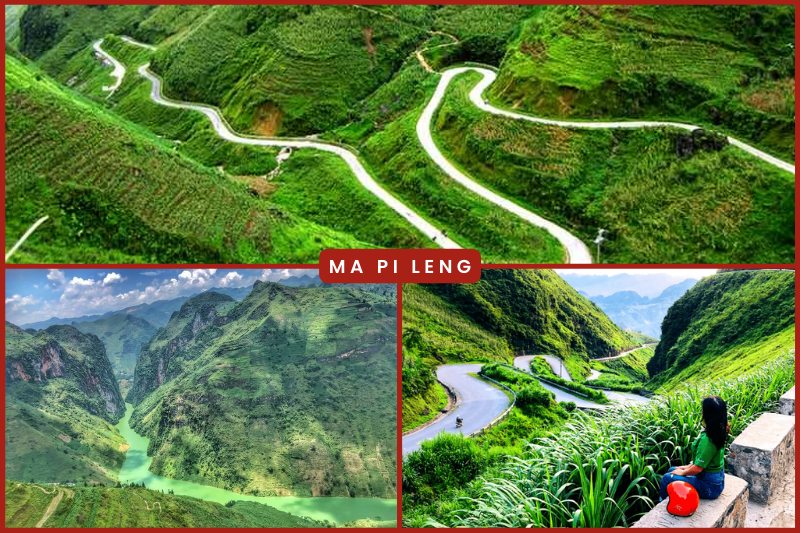 Ma Pi Leng Pass in Ha Giang, Vietnam